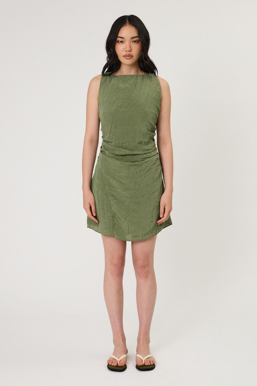 RMN Studio - Rylan Mini Dress in Seaweed
