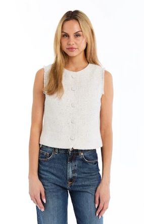 Drew - Janette Ivory Vest