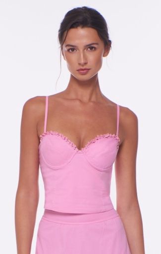 Peixoto - Josie Cami, Colour: LYCHEE ROSE, Size: XS