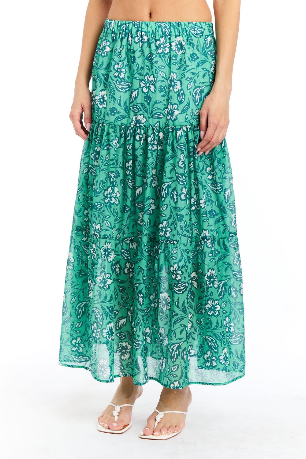 Drew - Charlotte Maxi Skirt Grass