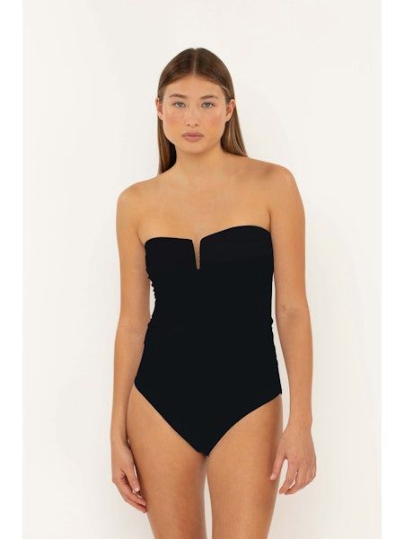 Mikoh - Eros Strapless One Piece Noir