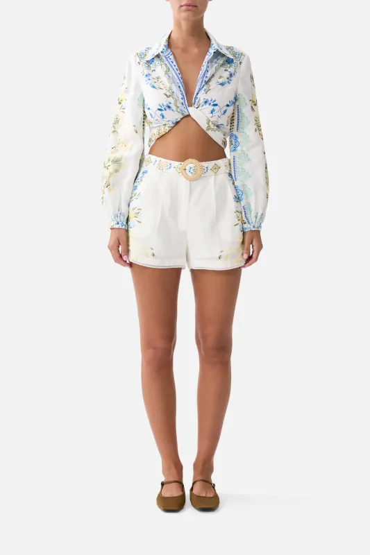 Camilla - Tuck Front Short My Homespun Heart