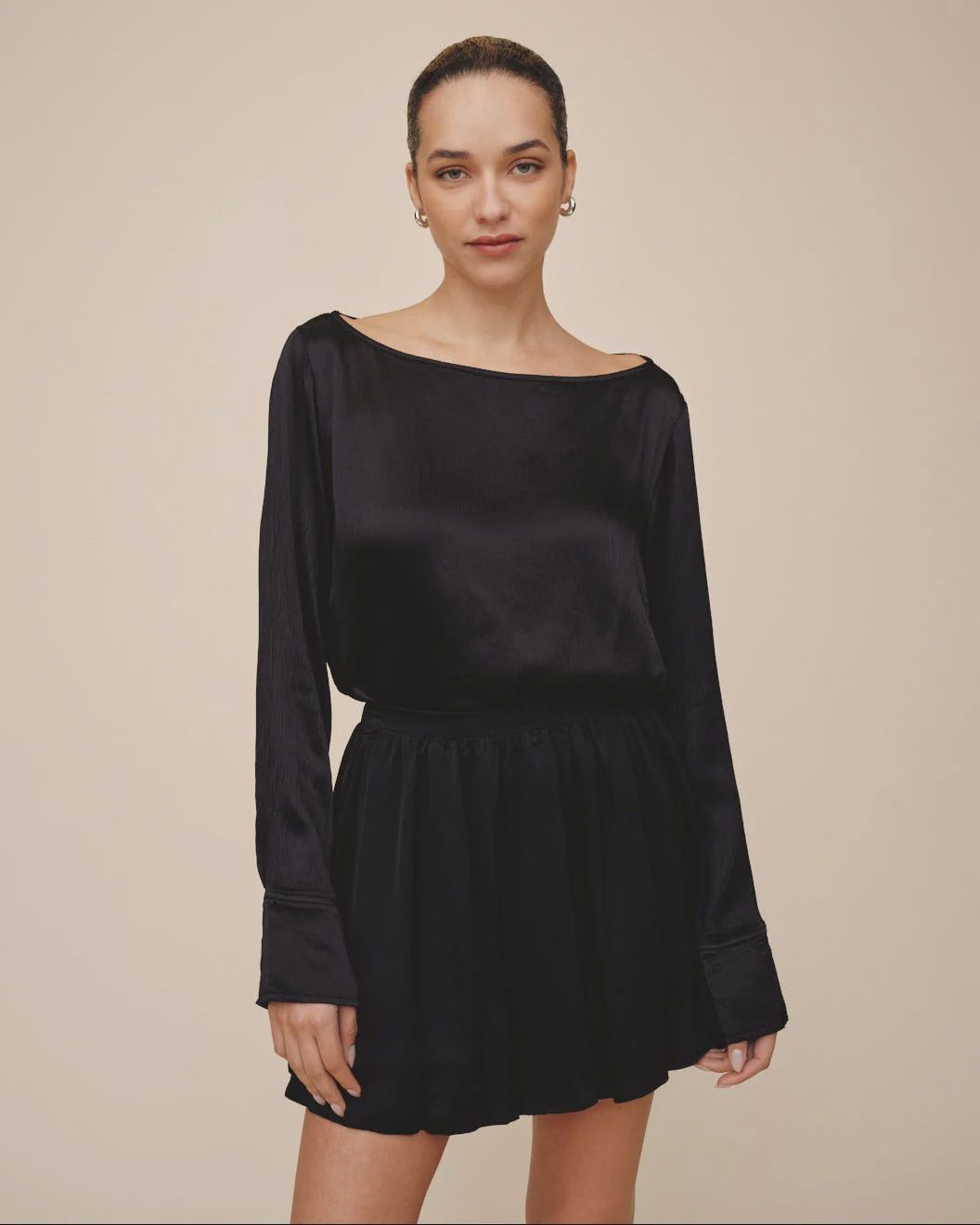 Bella Dahl - Soft Bubble Skirt Black
