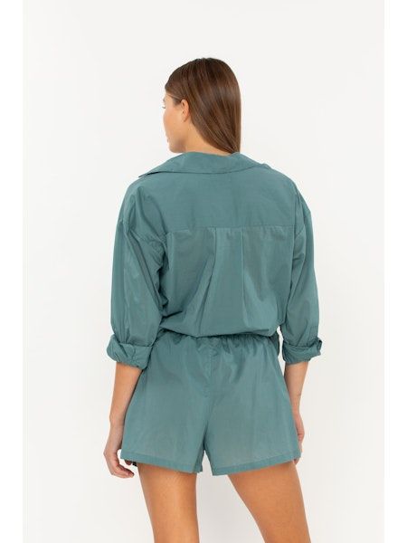 Mikoh - Cora Button Up Aqua