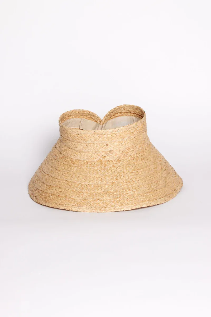 Hat Attack - Rollup Travel Visor Natural