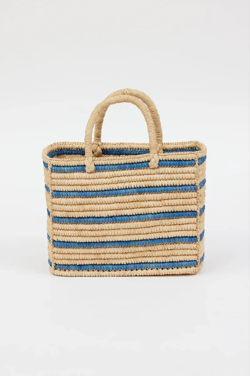 Hat Attack - Juli Bag Denim Natural