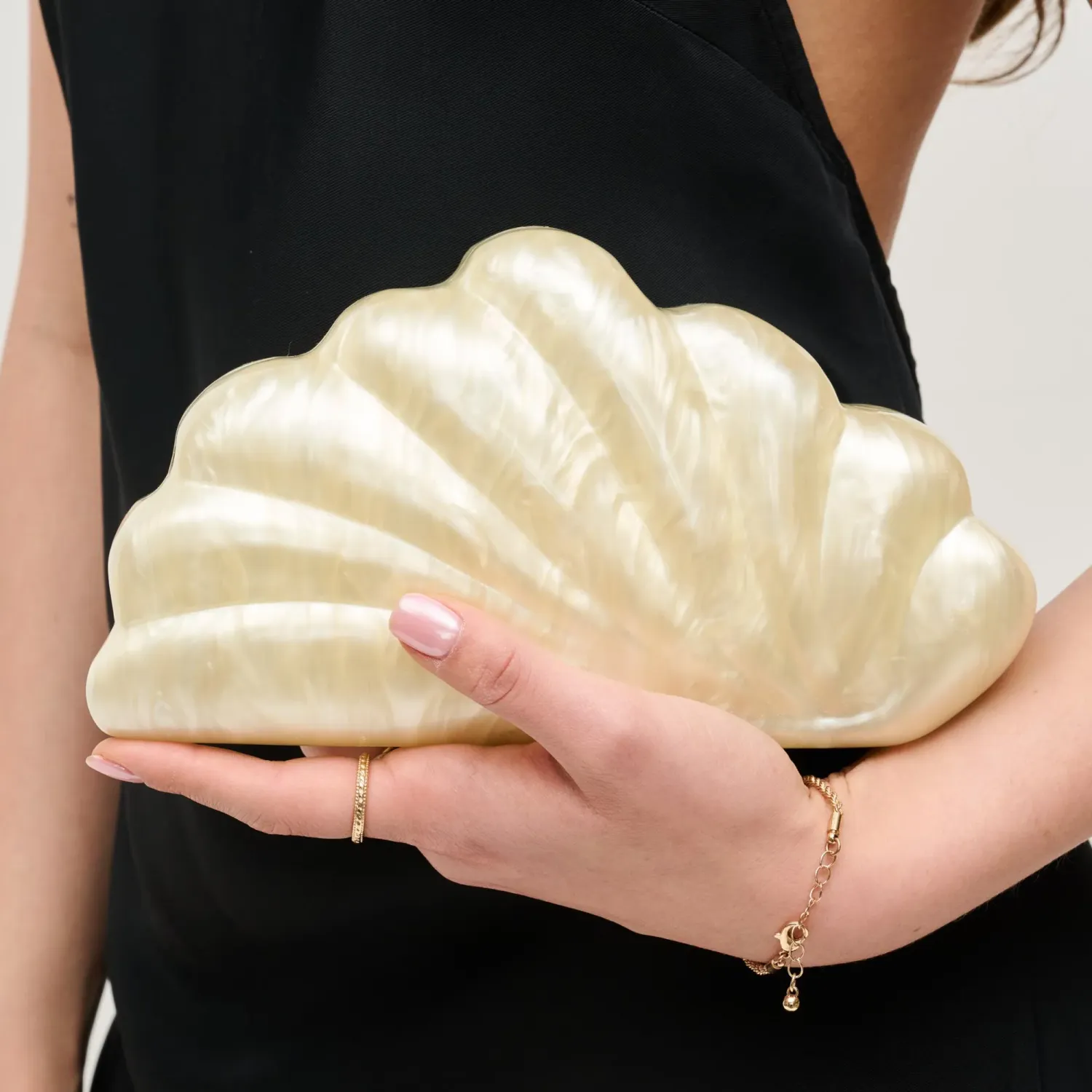 Urban Expressions - Andrina Evening Bag Ivory