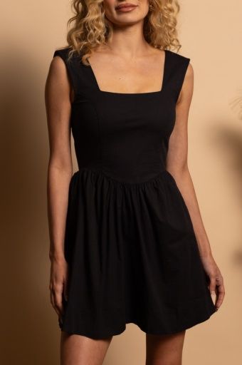 Shore - Phoebe Mini Dress Black