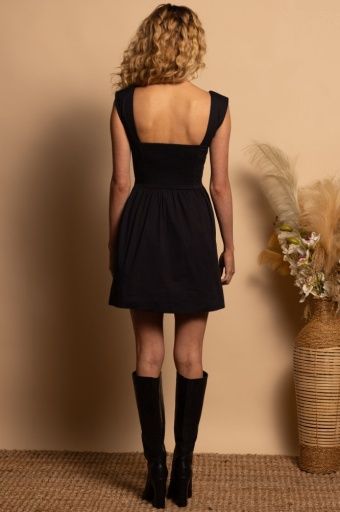 Shore - Phoebe Mini Dress Black