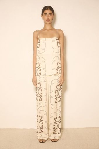 MON RENN - Savanna Top Cream, Colour: cream savanna, Size: XS