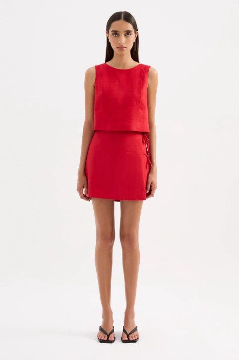 Nude Lucy - Lotta Linen Mini Skirt