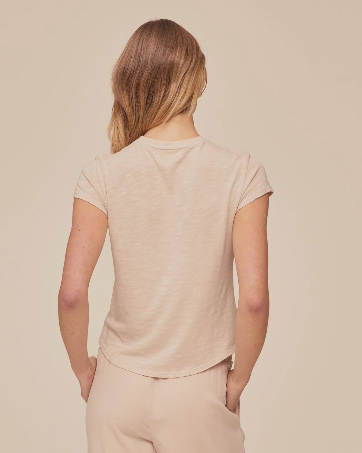 Bella Dahl - Baby Crew Tee Linen Sand