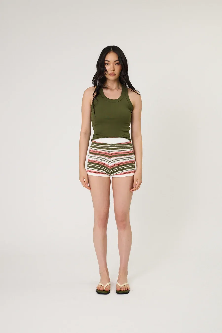 RMN Studio - Rio Shorts Seaweed Stripe
