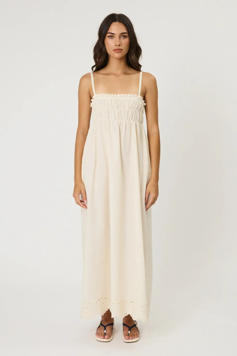 RMN Studio - Leilani Maxi Dress Bone