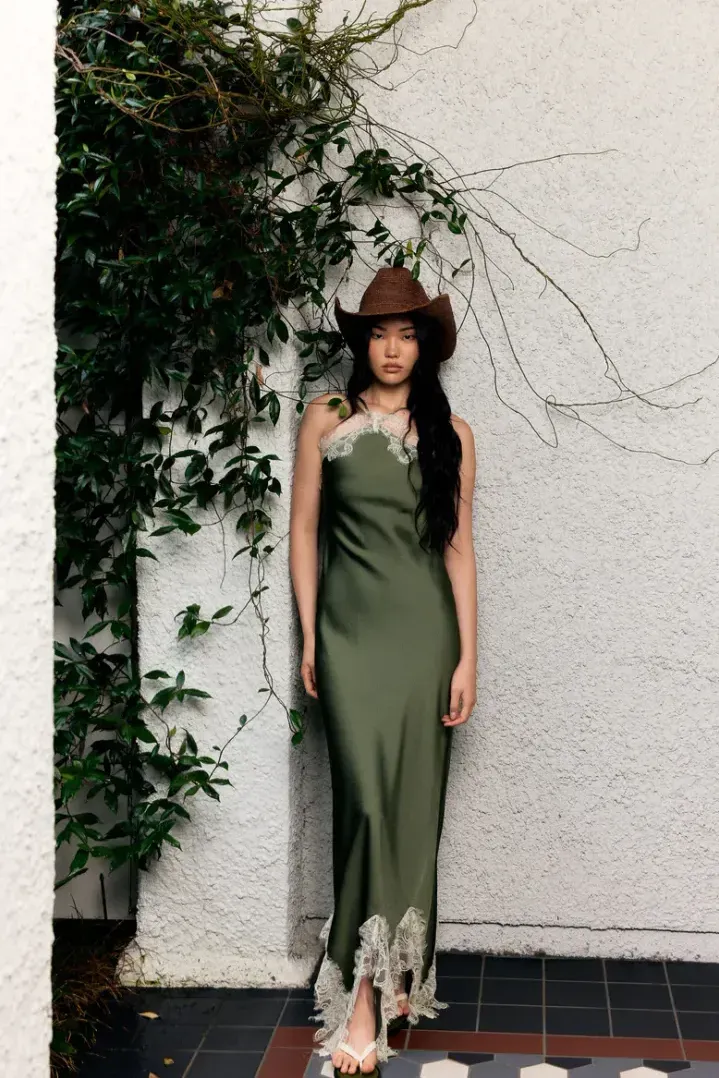 RMN Studio - Rue Dress Seaweed