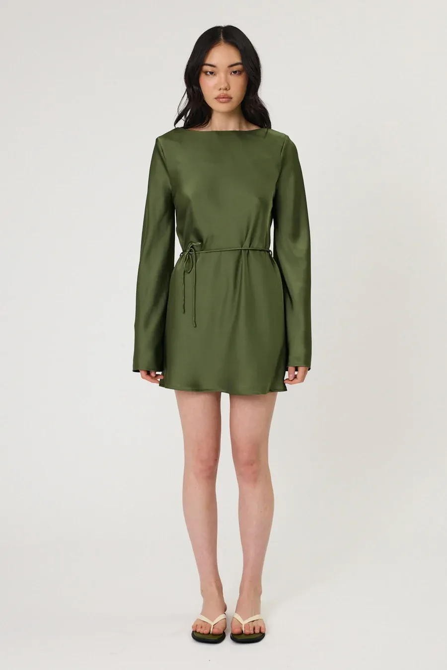 RMN Studio - Phoenix Mini Dress Seaweed