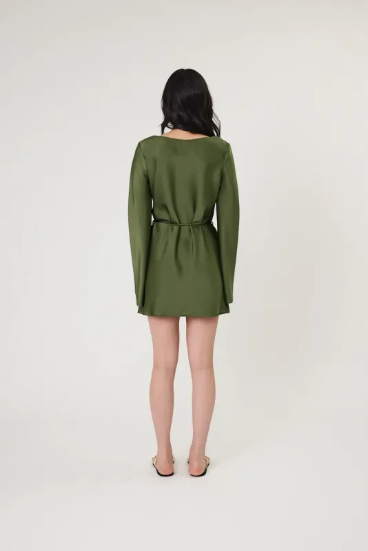RMN Studio - Phoenix Mini Dress Seaweed