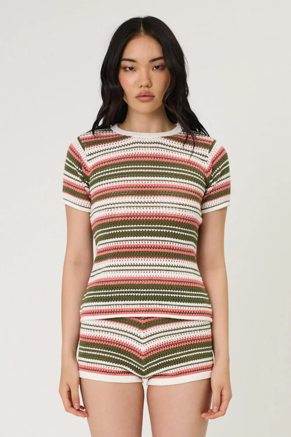 RMN Studio - Rio Tee Seaweed Stripe