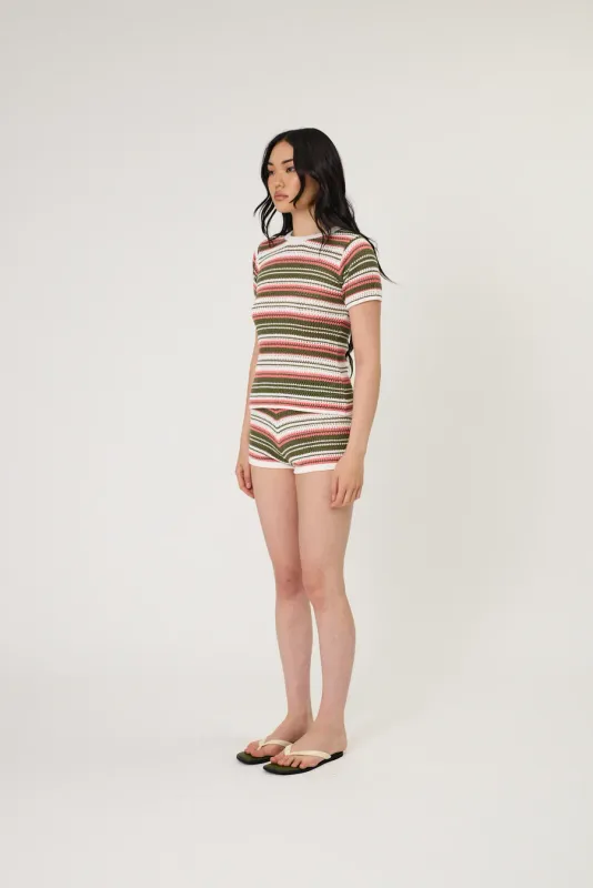RMN Studio - Rio Tee Seaweed Stripe