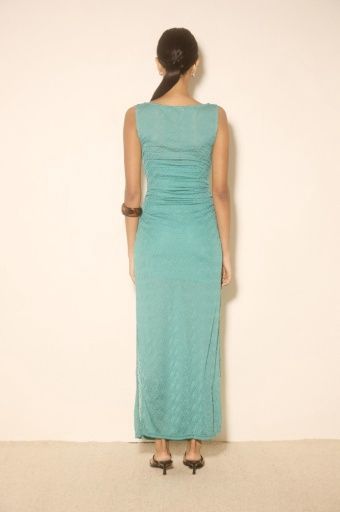 Mon Renn - Nola Maxi Dress in Teal