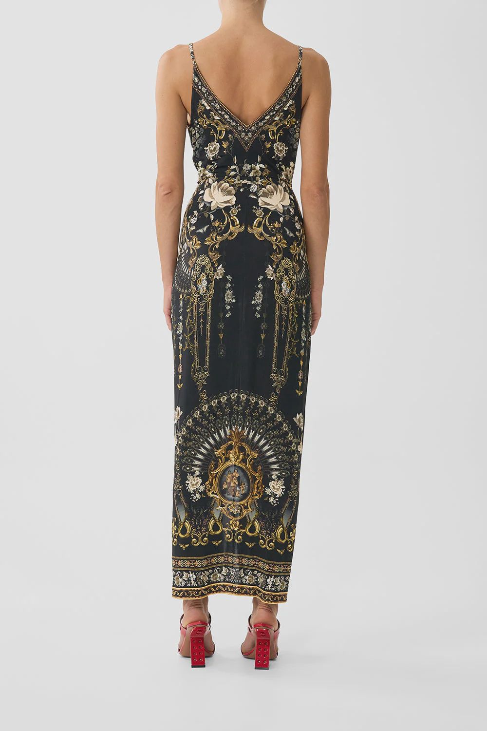 Camilla - Strappy Dress w/ Twist Front Flamenco Folklore