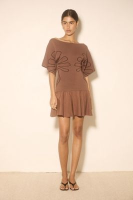 Mon Renn - Venture Knit Mini Dress Cacao