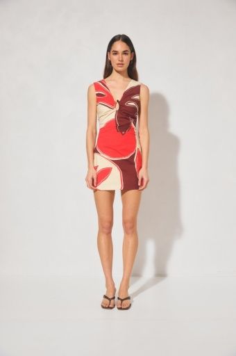 Mon Renn - Sundrop Palms Mini Dress, Size: S