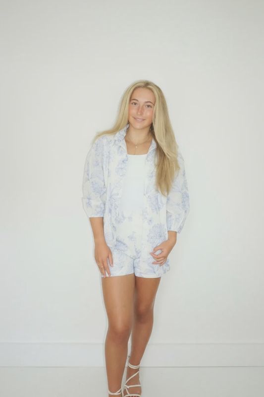 NIBI MTK - Blaine Top Petal Embroidery