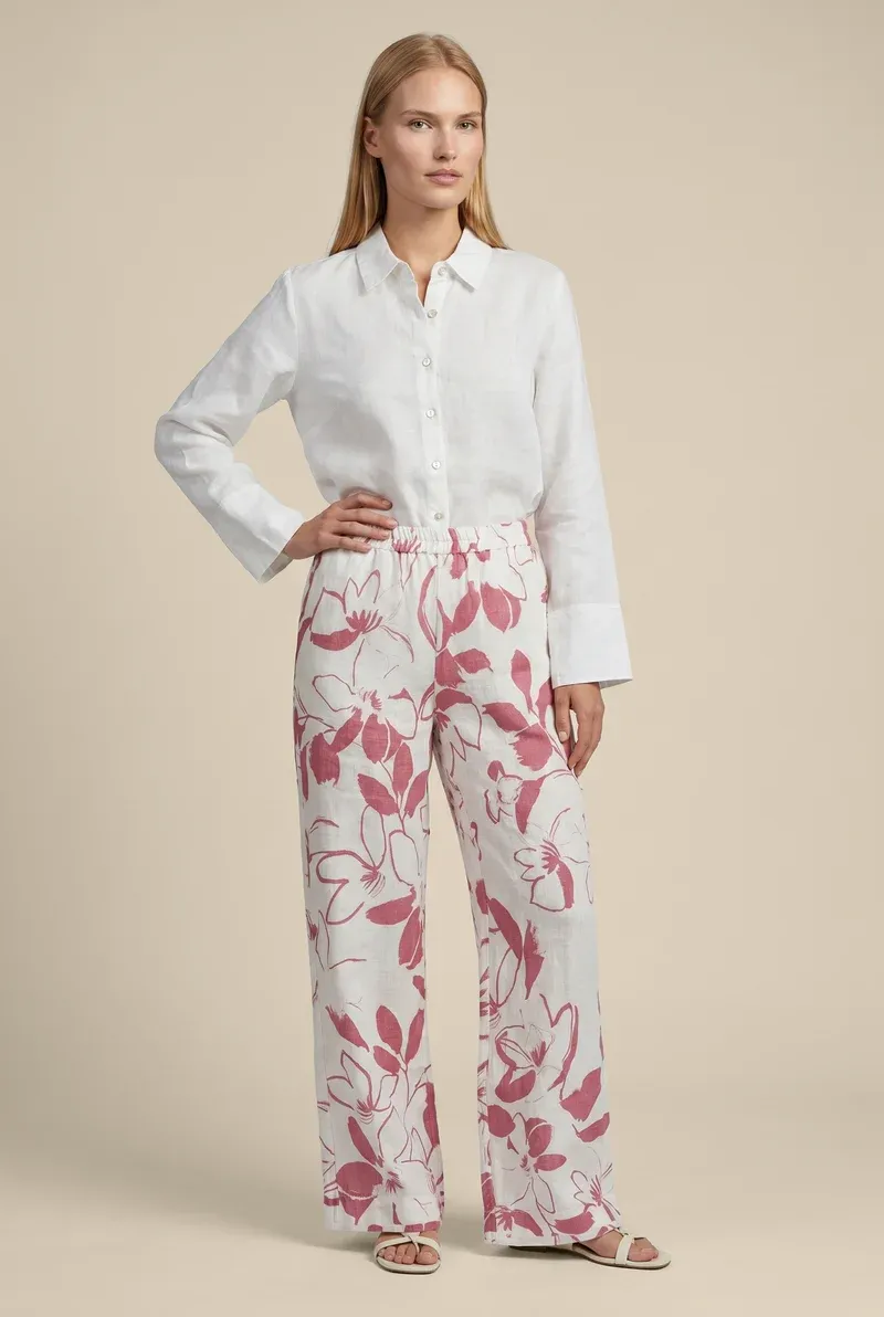 Sabbia Di Lino - Alba Pants Gardenia Cipolla