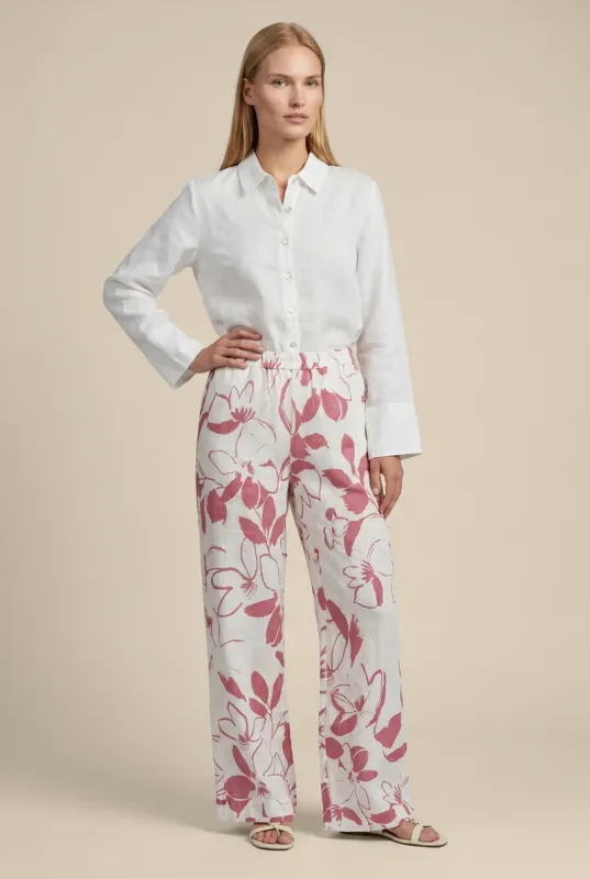 Sabbia Di Lino - Alba Pants Gardenia Cipolla