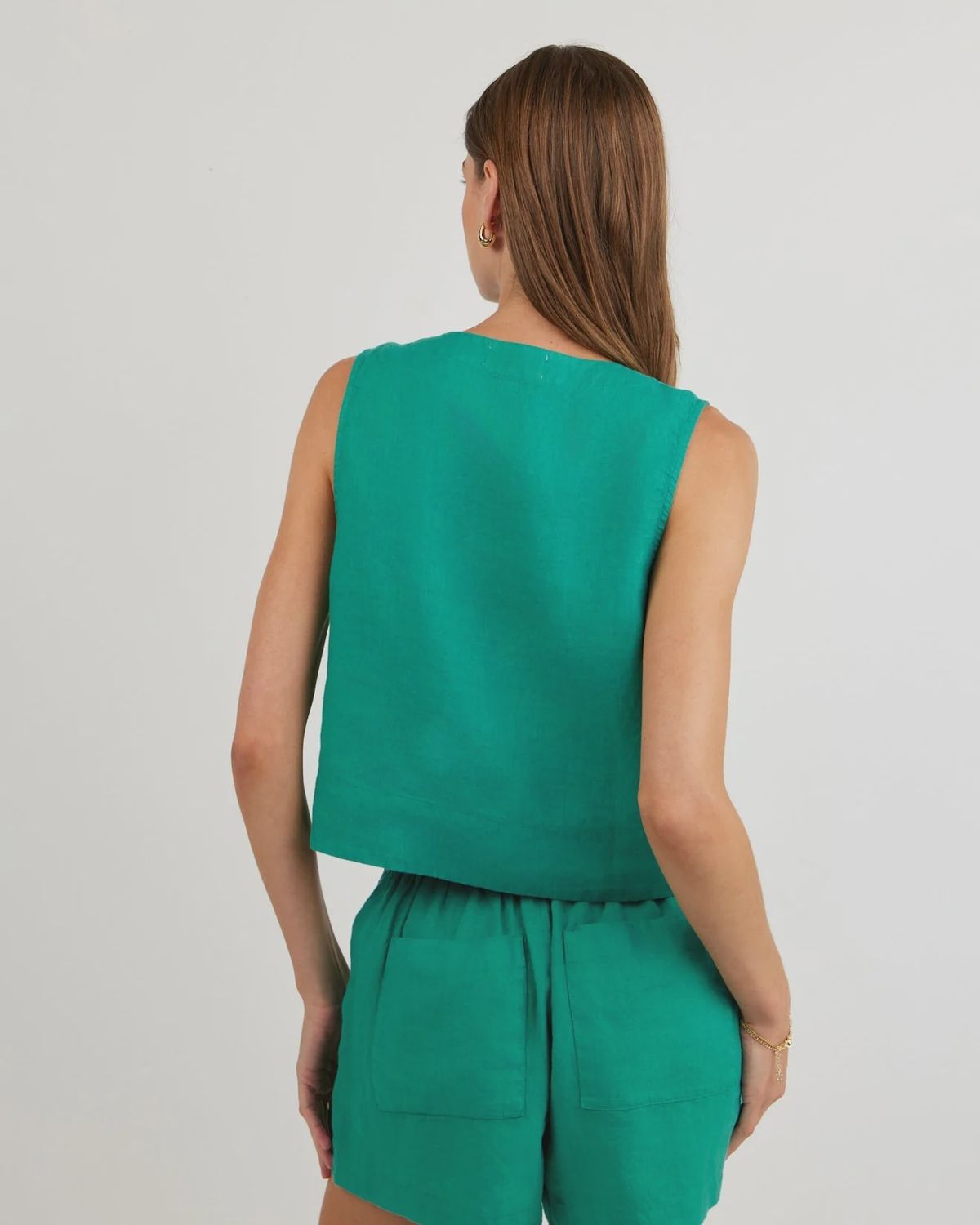 Bella Dahl - Sleeveless Half Placket Top