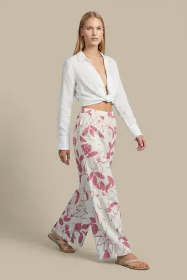 Sabbia Di Lino - Tara Pants Gardenia Cipolla