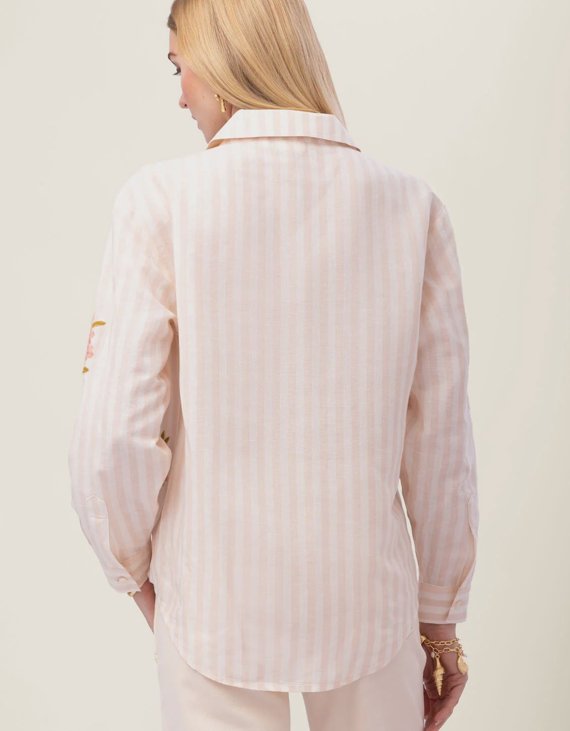 Spartina 449 - Aida Buttonfront Shirt Castillo Blush Stripe