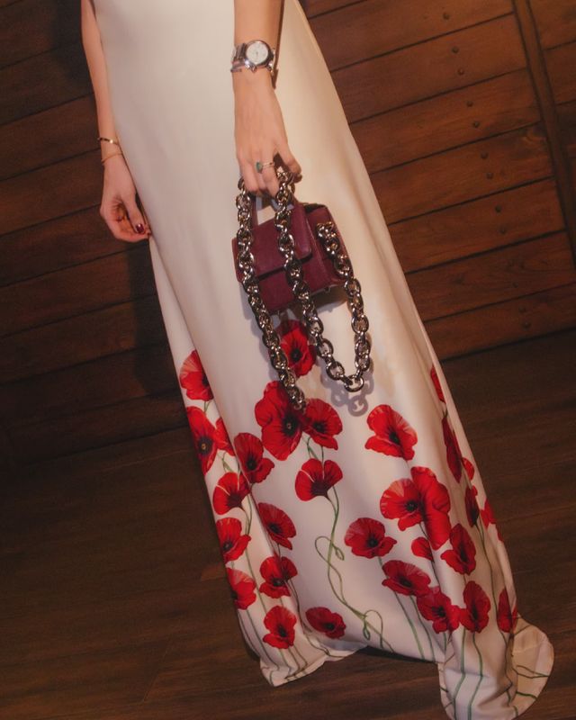 Kleid - Beatriz Maxi Dress Poppy