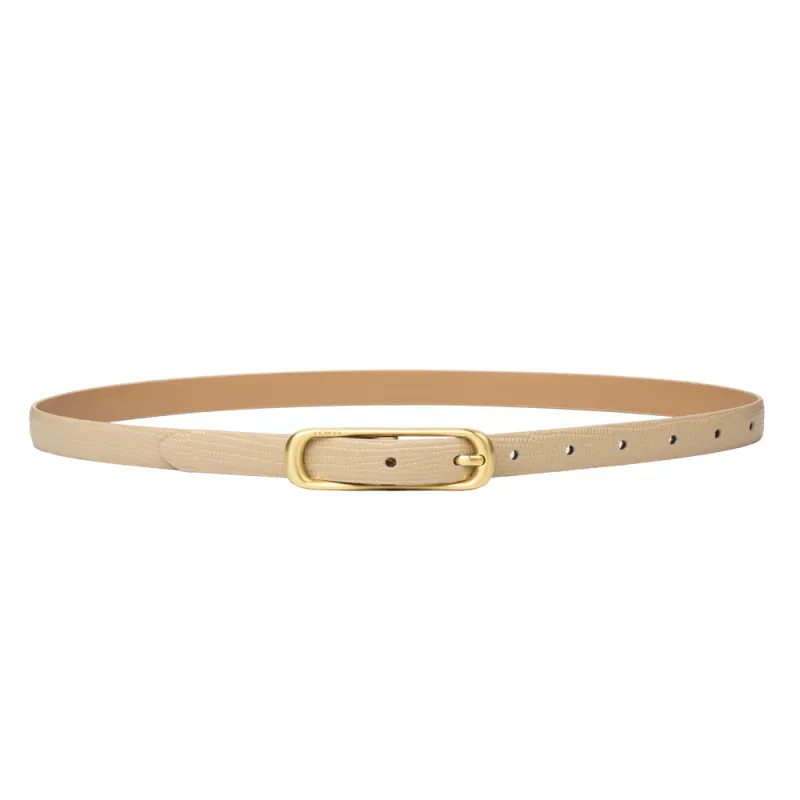 Sancia - Felina Belt Almond Lizard