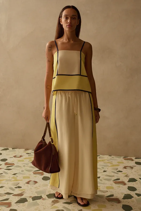 Sancia - Sian Top Canary Stripe