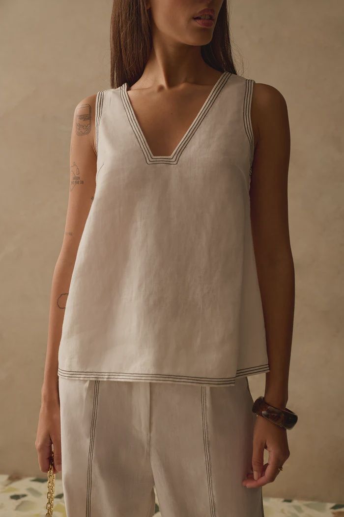 Sancia - Winona Top Ivory