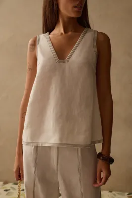Sancia - Winona Top Ivory