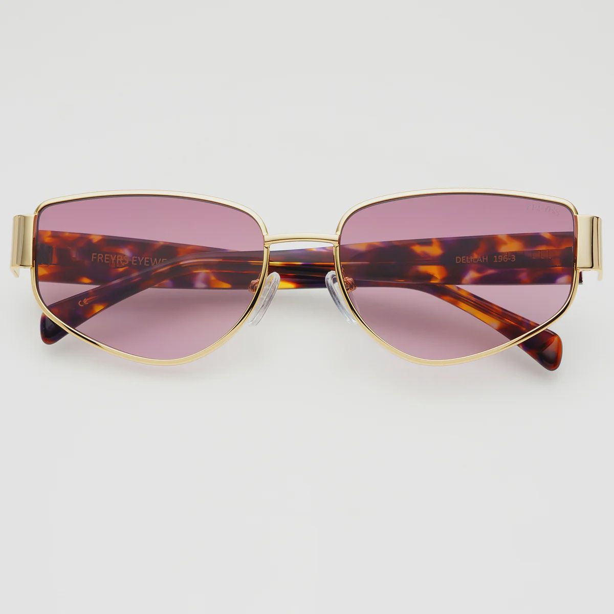 FREYRS Eyewear - Delilah Womens Sunglasses - Gold / Lavender
