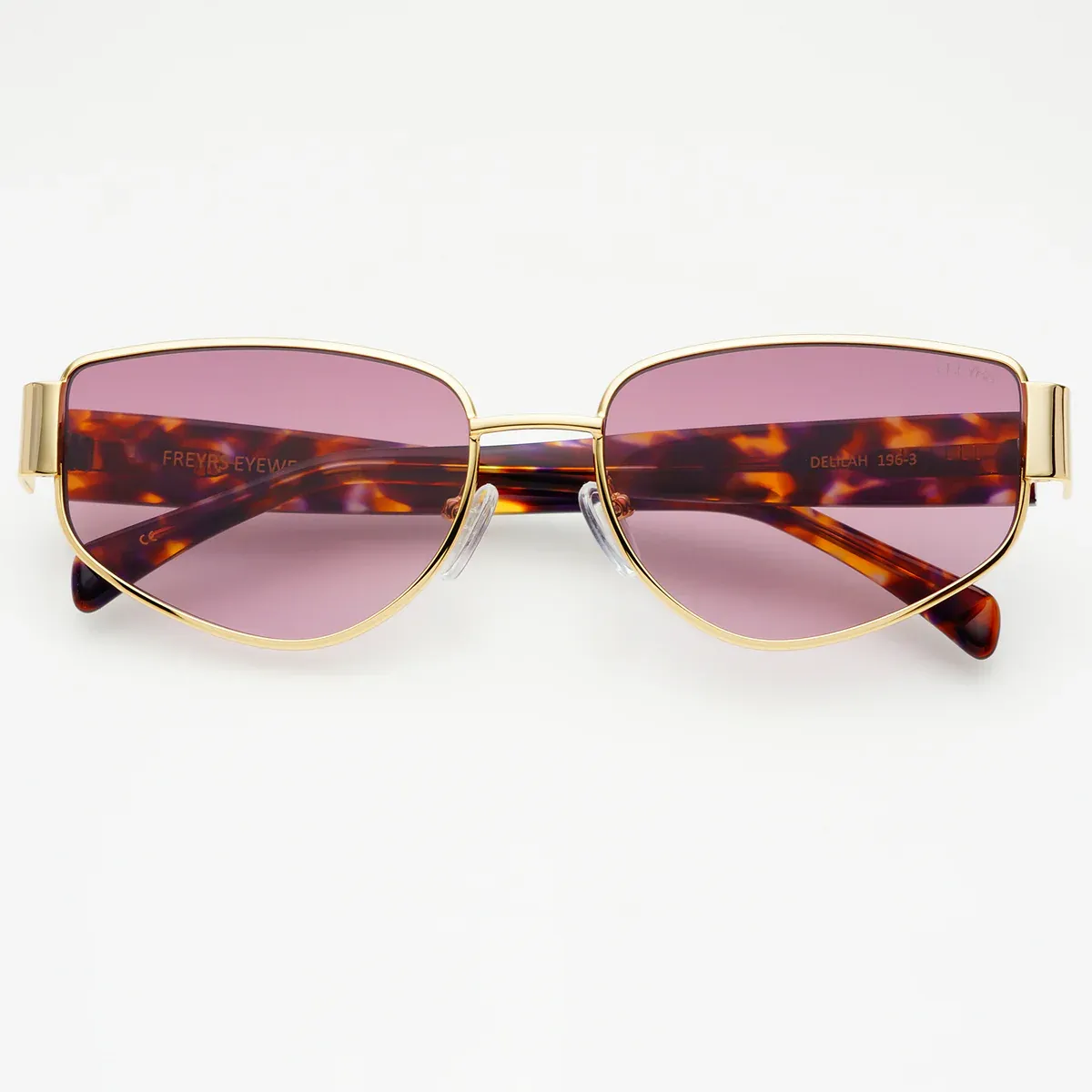 FREYRS Eyewear - Delilah Sunglasses - Gold / Lavender