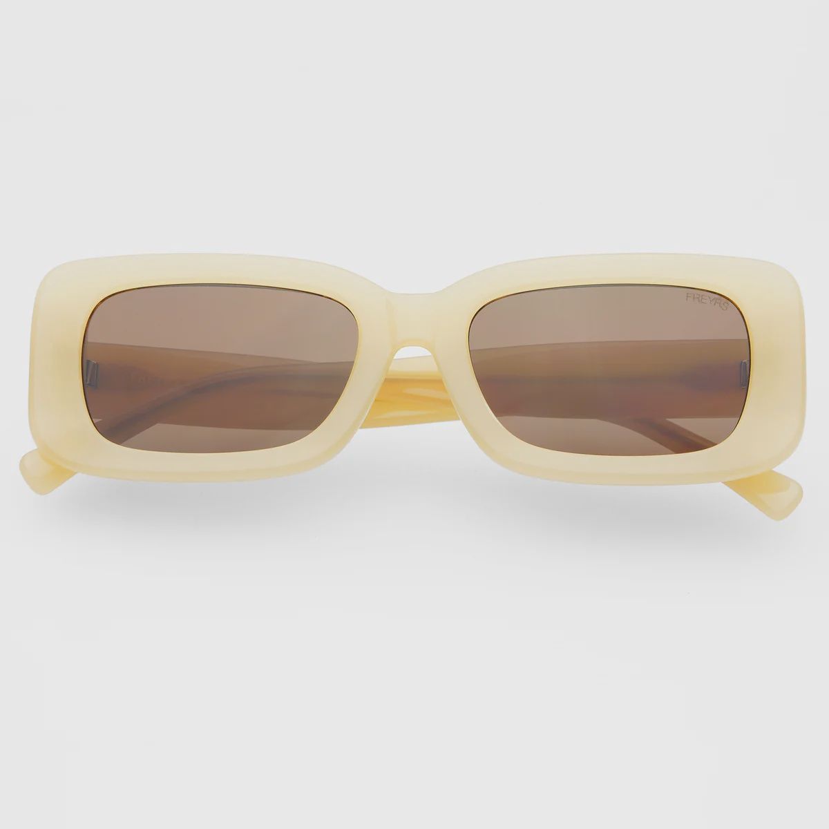 FREYRS Eyewear - Noa Acetate Unisex Rectangular Sunglasses - Tan FREYRS Eyewear - Noa Acetate Unisex Rectangular Sunglasses - Tan