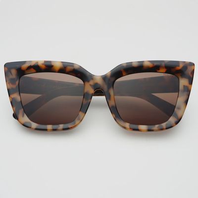 FREYRS - Portofino Cat Eye Sunglasses Milky Tortoise