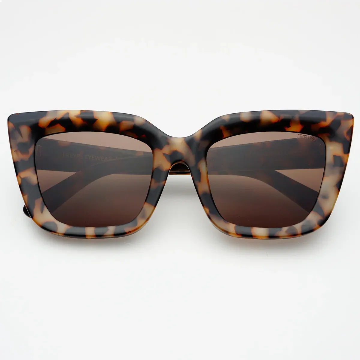 FREYRS - Portofino Cat Eye Sunglasses Milky Tortoise