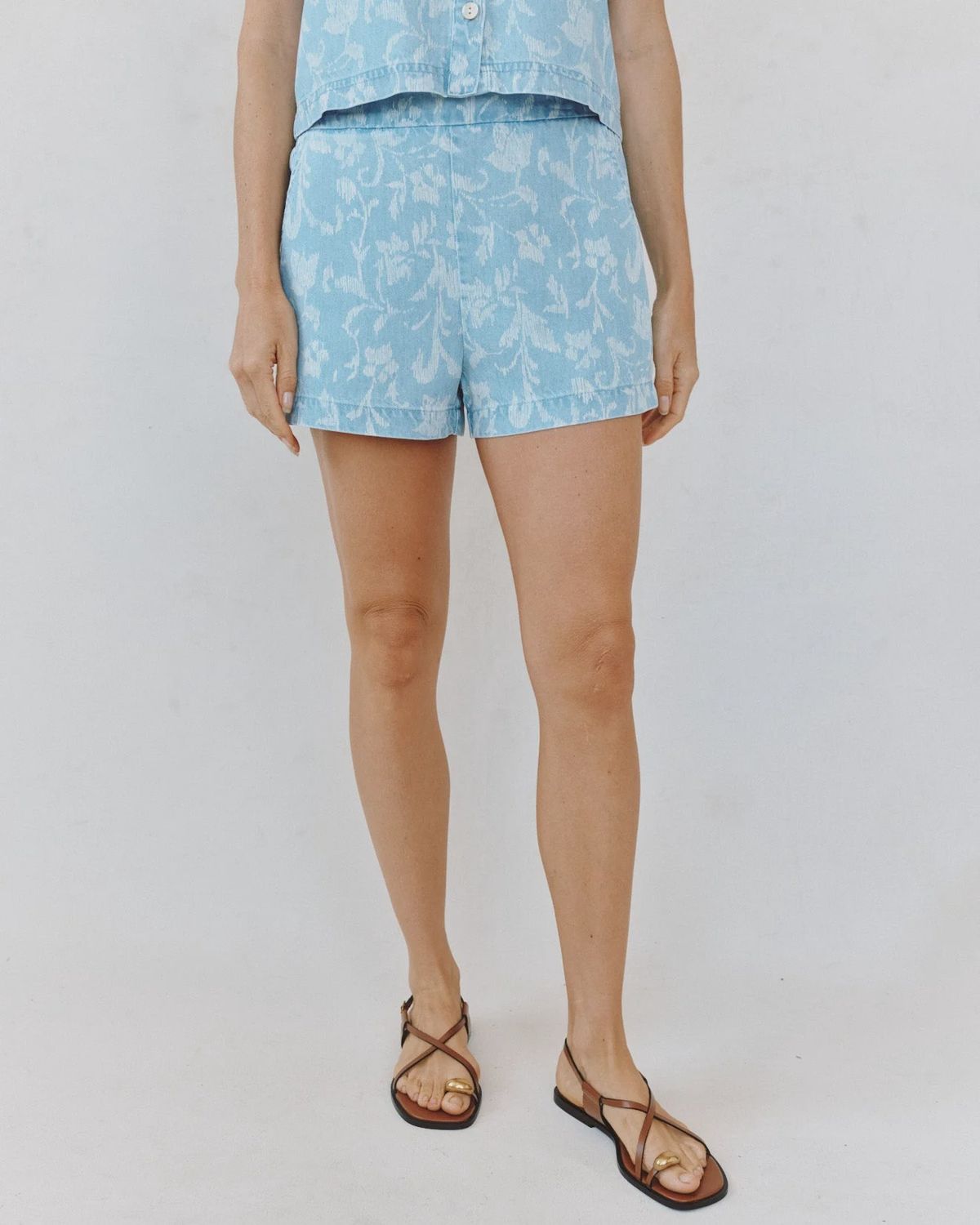 Bella Dahl - Clean Front Catalina Short Vintage Fleur Denim