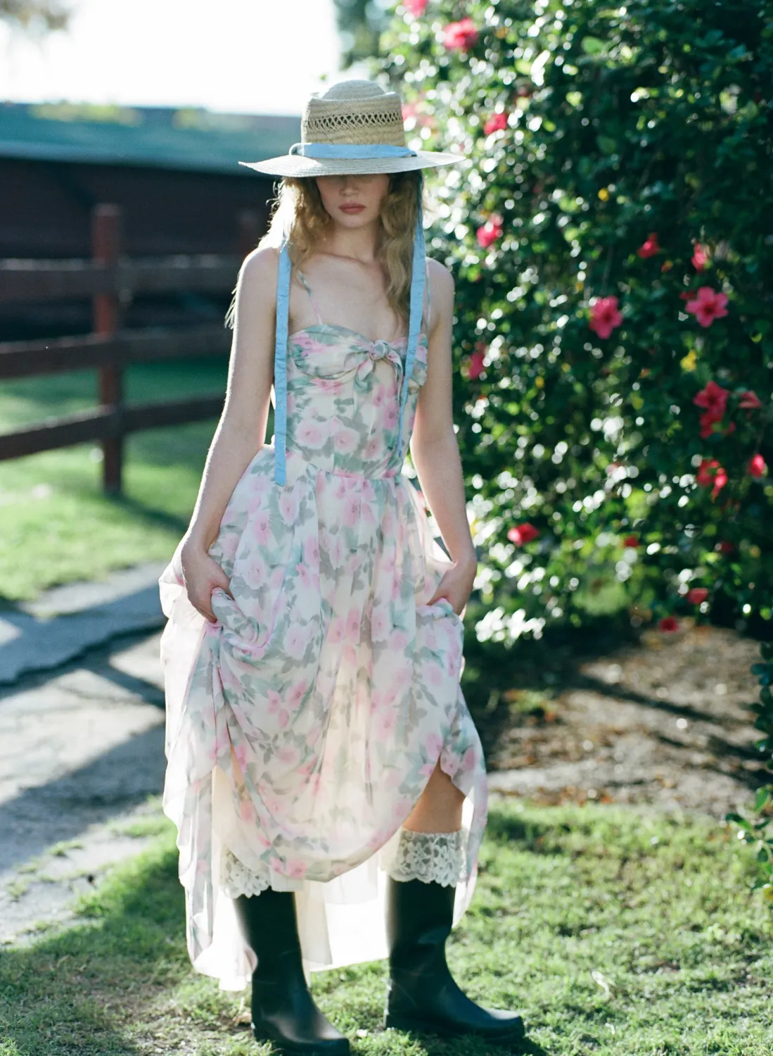 For Love &amp; Lemons - Lilou Maxi Dress Yellow