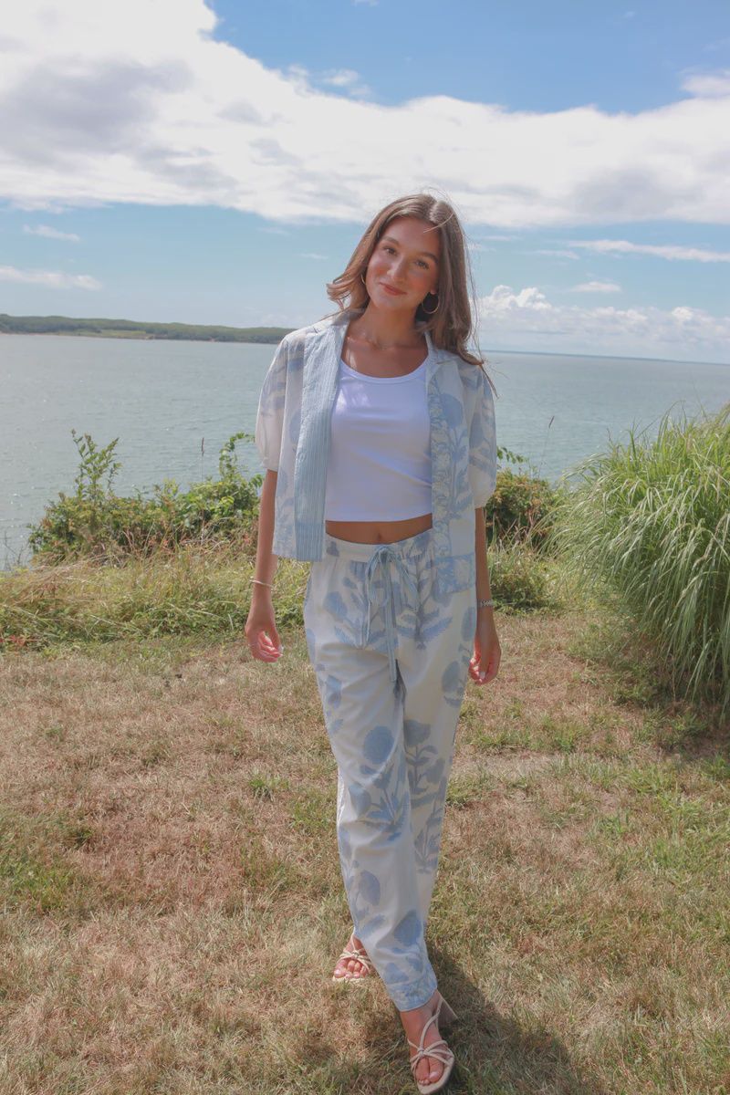 NIBI-MTK - Prachi Top Buta Blue