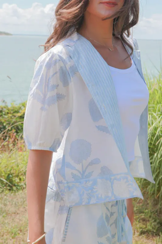 NIBI-MTK - Prachi Top Buta Blue