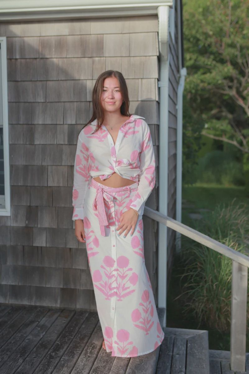 NIBI-MTK - Mable Shirt Buta Pink