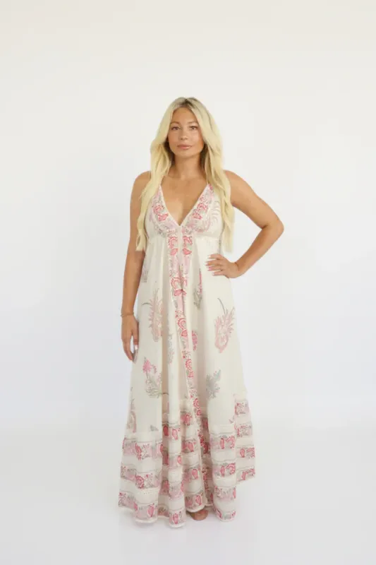 NIBI-MTK - Ziggy Dress Pastel Paisley