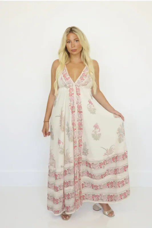 NIBI-MTK - Ziggy Dress Pastel Paisley